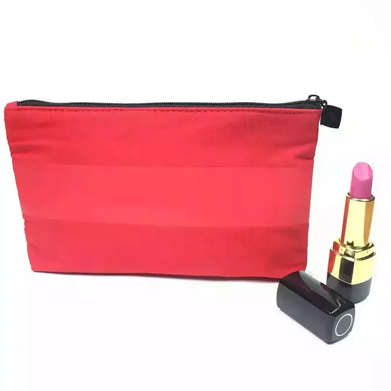 Классическая модная женская красная холщовая косметичка C, губная помада, косметический ящик для хранения туалетных принадлежностей, чехол для любимых женских предметов WOGUE vip307z