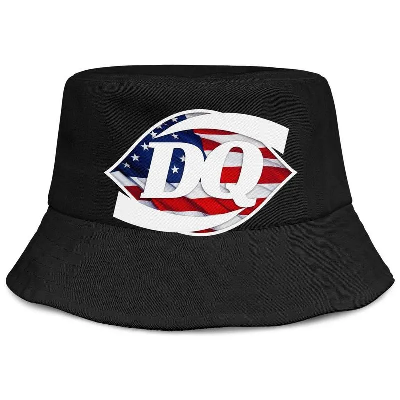 Dairy Queen DQ ice cream for men and women buckethat cool fashion bucket baseballcap White marble Vintage old American flag Plaid253y