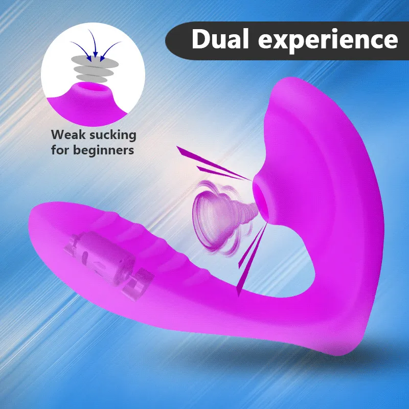 Woman vibrator Dildo Sucking Vibrator Clitoris Sucker, Vagina Clitoris Stimulator Oral sex, USB Charging Sex toys for Women Y200421