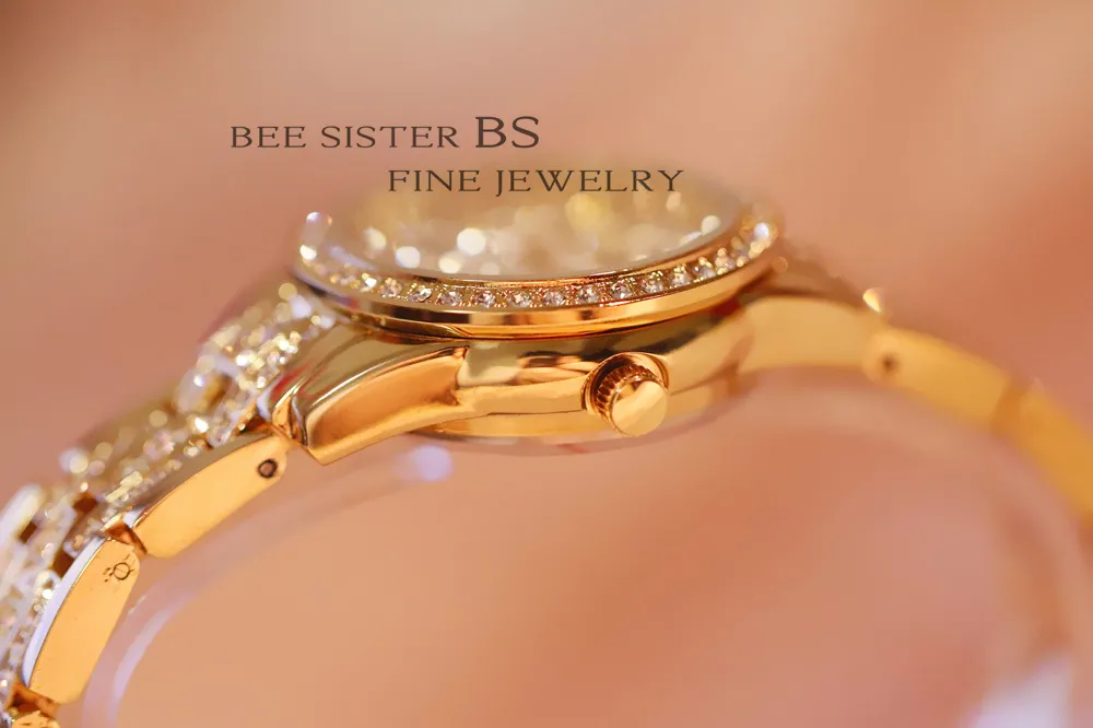Diamond Women Watch Rhinestone Ladies Silver Bracelet Watches Clock Wristwatch Stainless Steel jewelry181f
