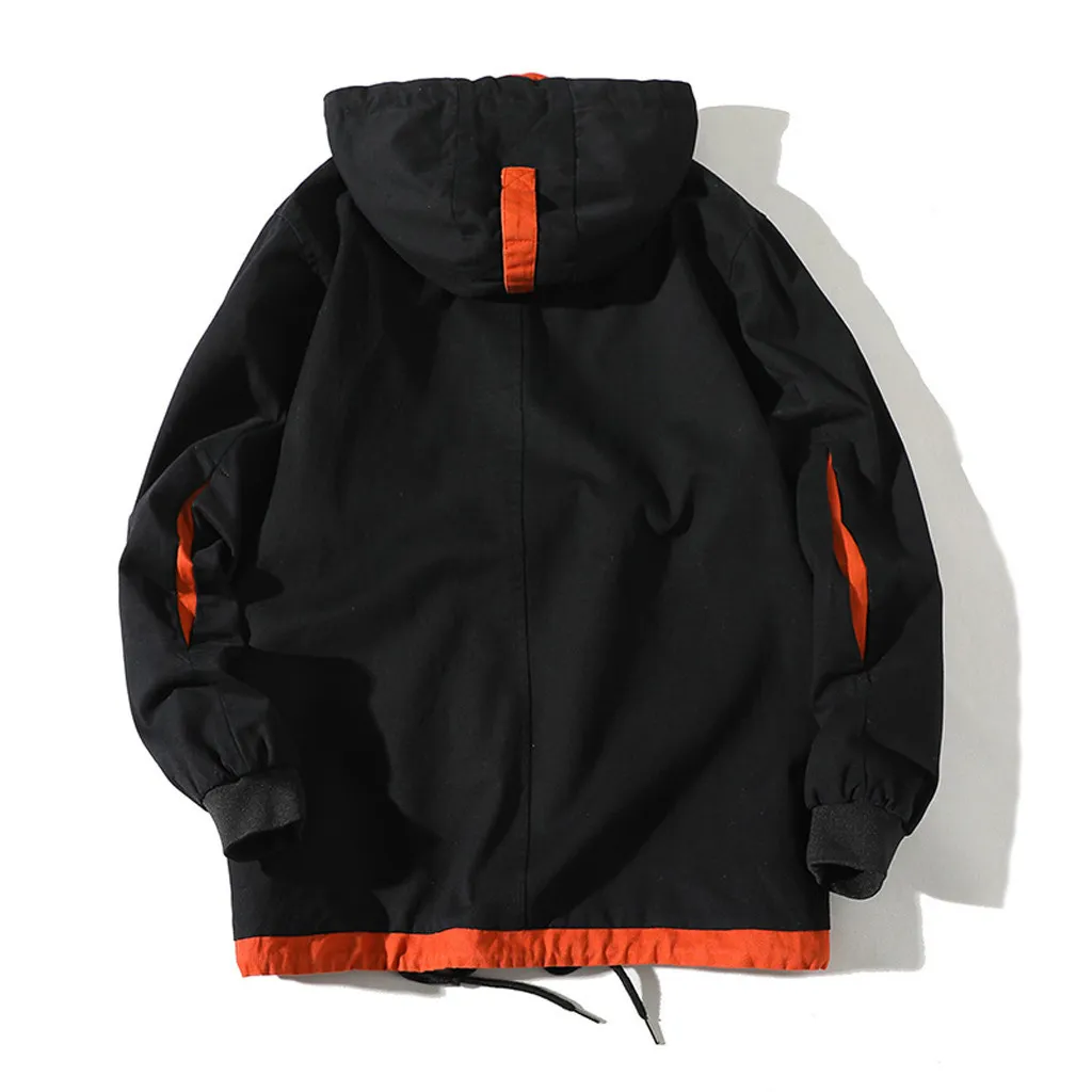 Mäns Jacka Höst Vinter Bomber Hooded Jacka Män Casual Slim Solid Windbreaker Jacka Man Outwear Zipper Tunnrock Märke T200111