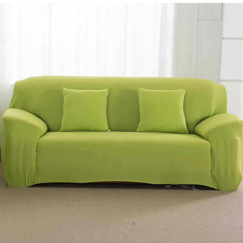 Housse de canapé 1 2 3 4 places en Polyester, couleur unie, antidérapante, extensible, protection de meubles, canapé de salon, 242L