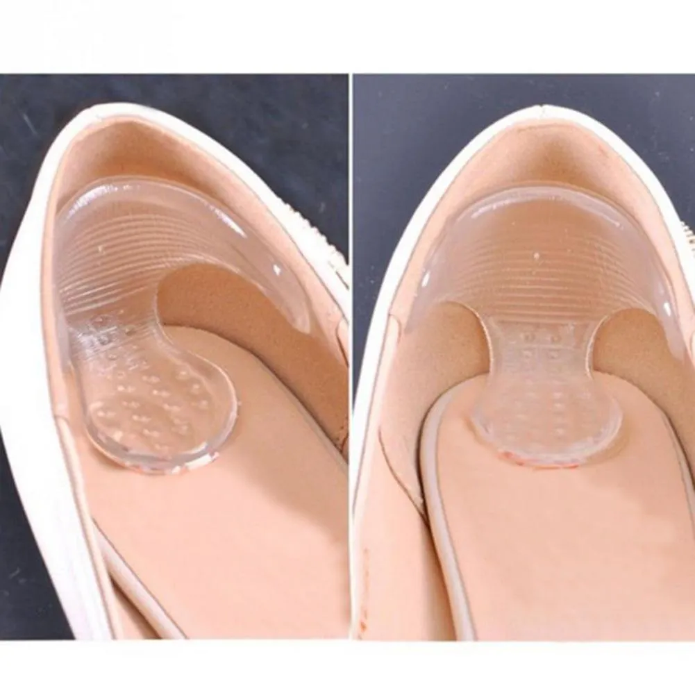Alto saltos de salto sapato palmilhas gel almofada de pé cuidado arco apoio coxim inserir palmilhas de gel de silicone para sapatos presente de natal