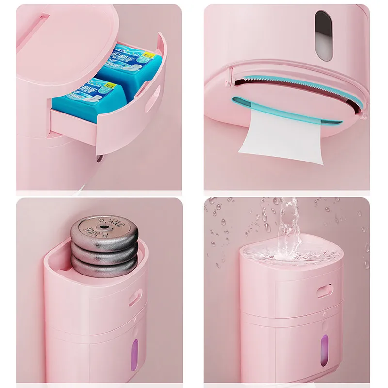 GUNOT – porte-papier hygiénique de stérilisation UV, distributeur de papier hygiénique Portable, boîte de rangement de salle de bains, accessoires de salle de bains à domicile T20042228r