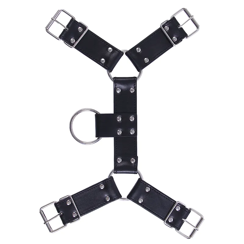 New sexy women men Leather belts slim Body Bondage Cage Sculpting fashion Punk Harness Waist Straps Suspenders Belt accessories184w