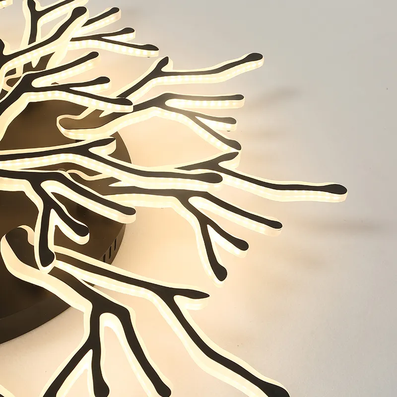 Moderno led luz de teto antler lustre iluminação acrílico plafond lâmpada para sala estar quarto principal 247l