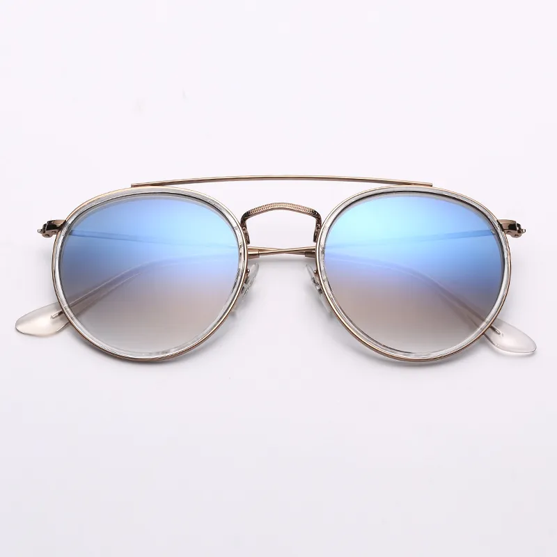 Круглые солнцезащитные очки, женские модные солнцезащитные очки des lunettes de Soleil, мужские солнцезащитные очки с кожаным верхом и наклейкой300B