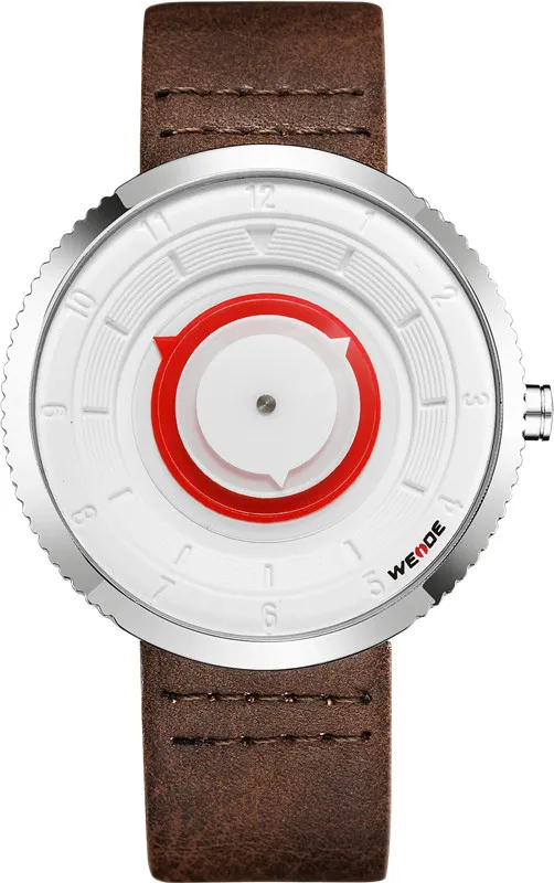 WEIDE кварцевый механизм водостойкий мужской роскошный кожаный ремешок часы Relogio Masculino женские часы купить один получить один подарок2323