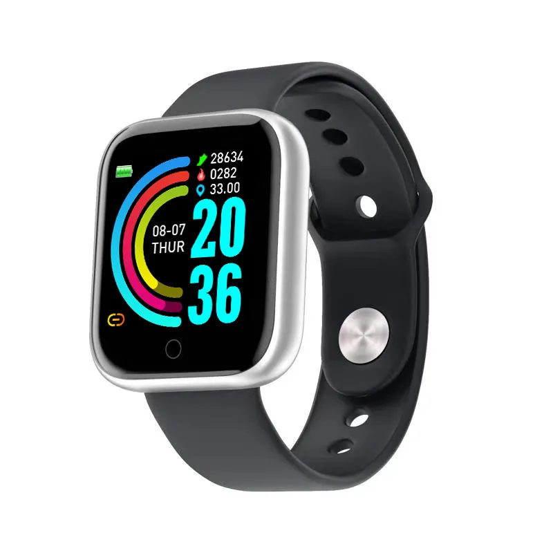 Fashion Smart Watch Women Men Electronics Sport Wrist Watch for Android iOS Square Smartwatch Smart Clock Hours9351498