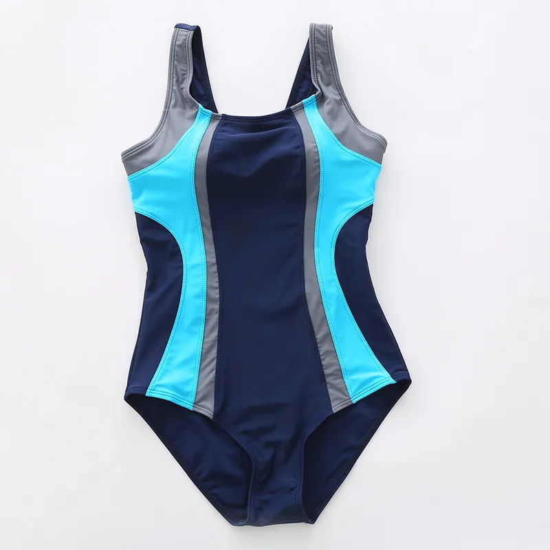 Riseado Sports Swimsuit Competition Słynki kąpielowe Kobiety Patchwork Pływające garnitury dla kobiet Raceback Kąpiel Kąciki XXL 220505