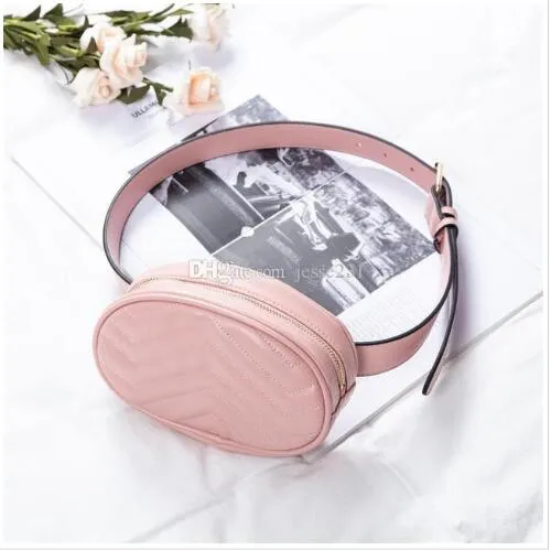 Whole New Fashion Pu Leather bag Brand Handbags Designer Fanny Packs Famous Waist Bags Lady Belt Chest bag 251u