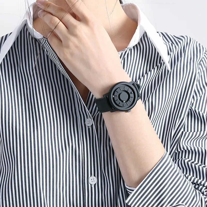 Magnetic ball Watch Unique Designer Quartz Innovate Concepts Luxury Waterproof Man Wrist Watch selling 2019 EOEO CJ191116272w