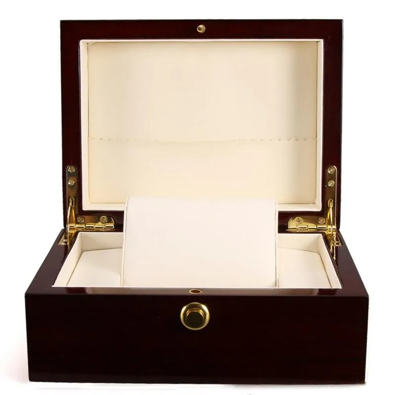 Boîte de montre-bracelet de luxe, étui en bois fait à la main, boîte-cadeau de bijoux, conteneur de rangement, support professionnel, organisateur de montres Display2172