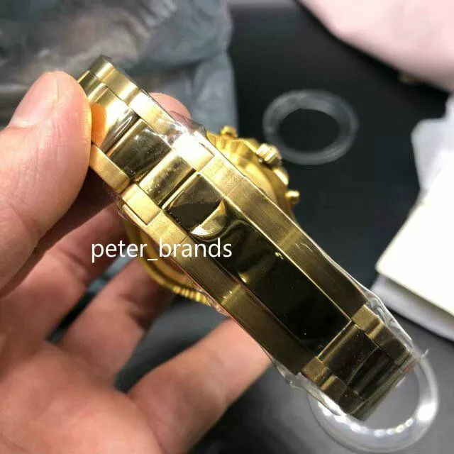 Orologio da polso automatico Gold YM Big Diamonds BEZEL 41M MM di alta qualità Orologio da uomo Clavo bianco in acciaio inossidabile resistente all'acqua WATC2455