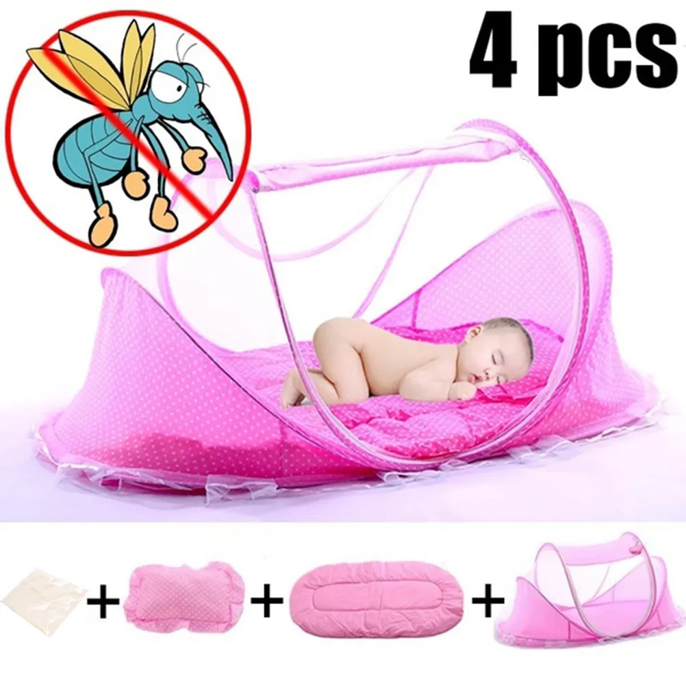 Newborn Sleep Crib Netting Portable Foldable Polyester Baby Bed Mosquito Net Play Tent Children273x