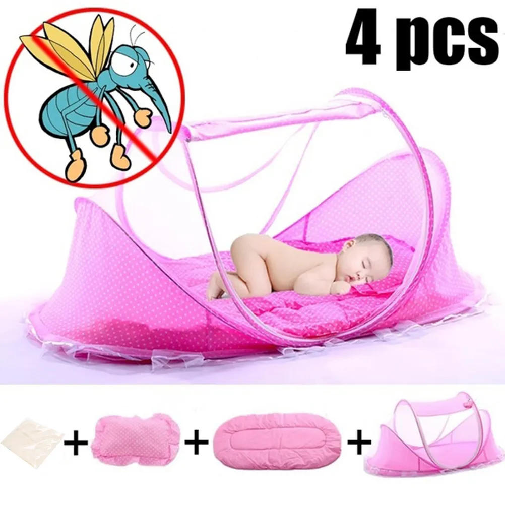 Yenidoğan uyku beşiği Netting Taşınabilir Katlanabilir Polyester Bebek Yatağı Sivrisinek Net Oyun Çadır Çocukları247k