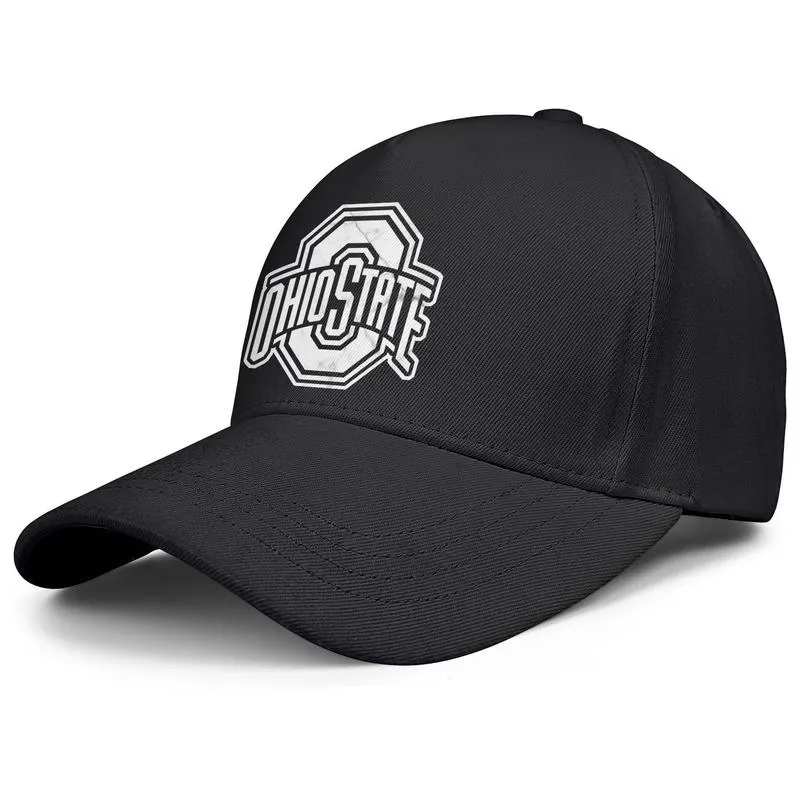 Mode Ohio State Buckeyes Casquette de baseball unisexe équipée des meilleurs chapeaux de camion 388 logo de football imprimé marbre blanc noir Gay Pride1491940
