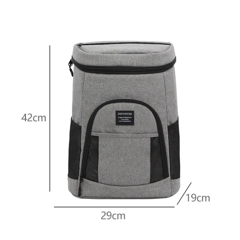 Saco de piquenique isolado com refrigerador térmico padrão funcional para trabalho escalada mochila de viagem lancheira bolsa térmica loncheras296a