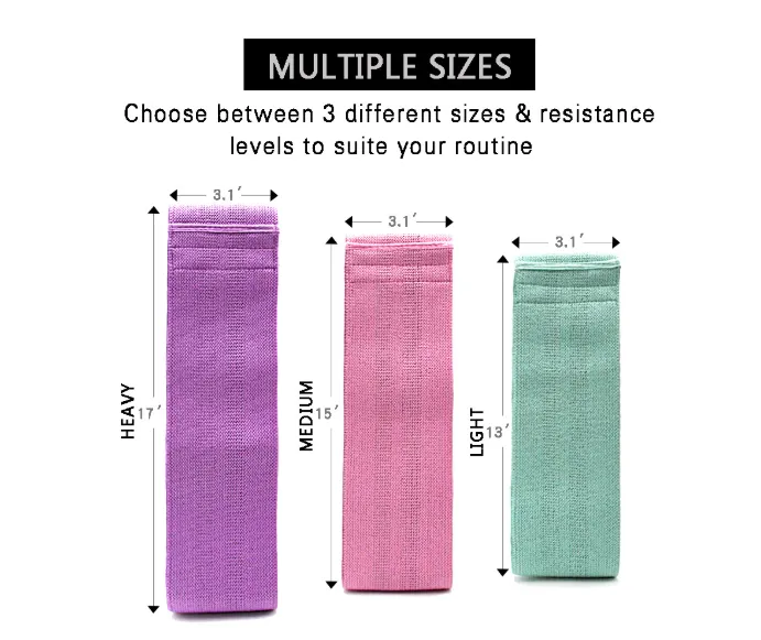 different resistance Hip circle bands Butt Shaper Anti Slip Rolling Non slip Circle Loop yoga Fitness GYM Bands Custom LOGO1682475