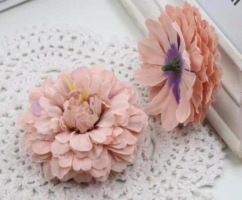 Fleur artificielle de souci en soie 6cm, pour fête de Mariage, décoration de la maison, fleurs de Simulation de Calendula, GB746296H