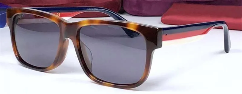 Luxus-2018 neue Modedesigner-Sonnenbrille 0340 kleiner quadratischer Rahmen Top-Qualität UV400 Outdoor-Schutzbrille edel einfach styl227U