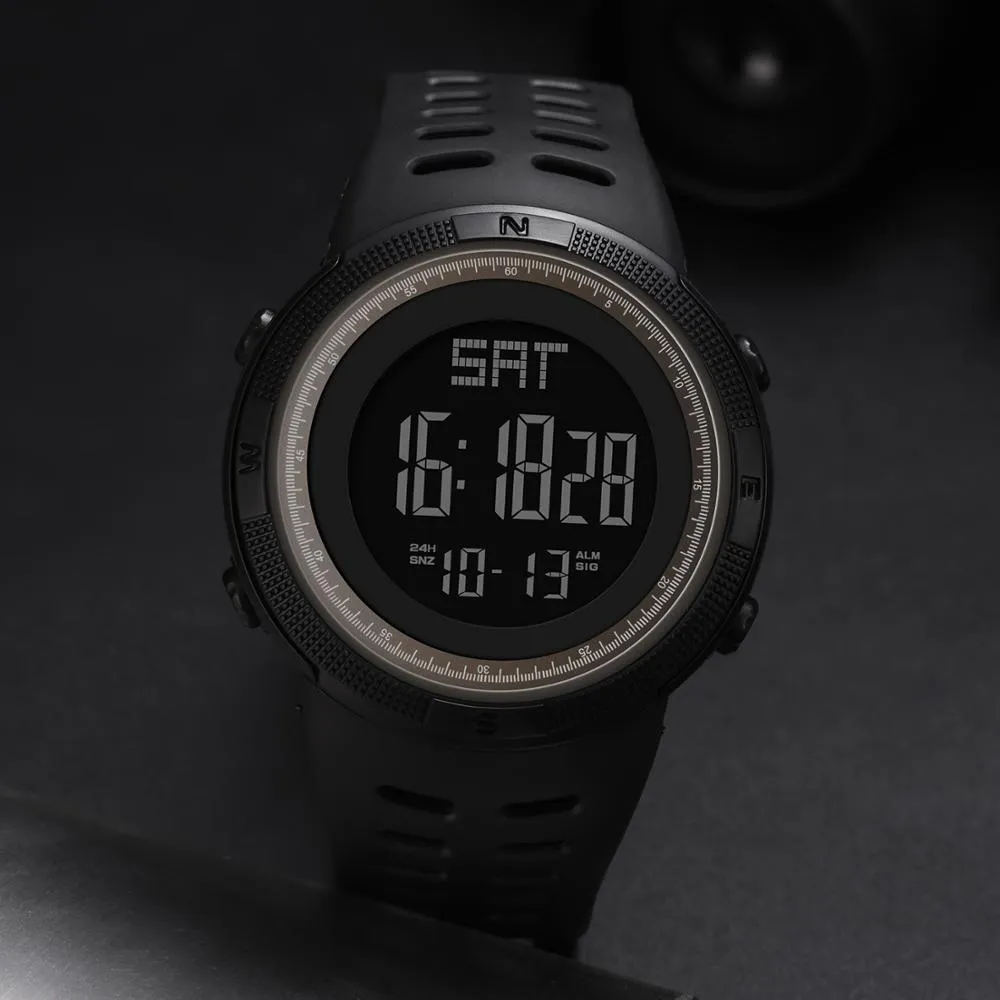 Panars Wodoodporne męskie zegarki Nowa moda Casual LED Digital Outdoor Sports Watch Mężczyzna wielofunkcyjny nadgarstka zegarki 243W