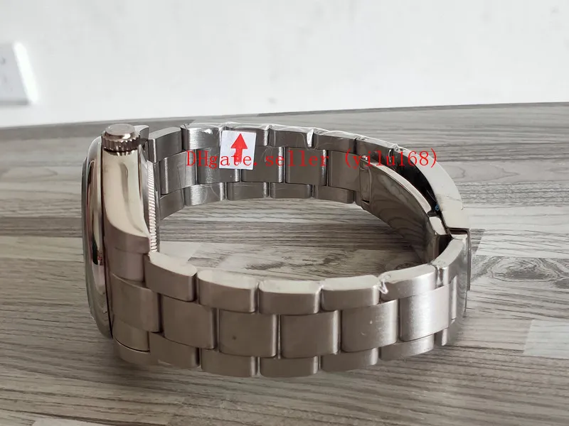 Montre de luxe mécanique pliante en acier inoxydable pour hommes, usine 39mm, fournisseur 114300 saphir perpétuel sans date, acier bombé blanc Dia216M