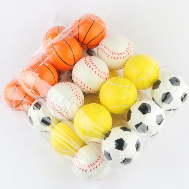 Nouvelles articles de baseball toys toys balles de 6,3 cm en mousse de mousse douce décompression toys sport toyspet chiens accessoires t2g5033