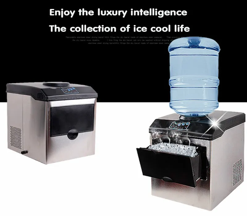 Kommerzielle intelligente Eis-Milch-Tee-Shop-Bar, spezielle Kugelform-Eismaschine, weit verbreitete industrielle Eiswürfelmaschine 312e