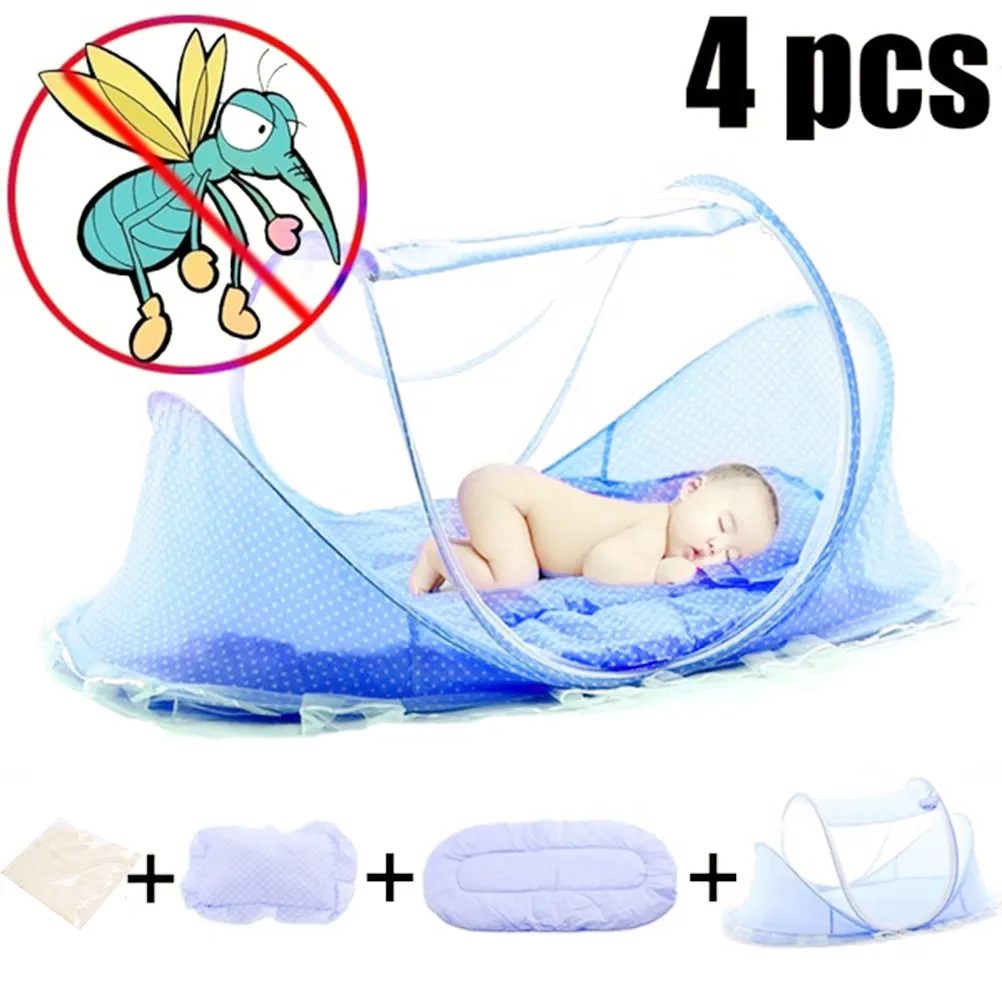 Neugeborenen Schlaf Krippe Netting Tragbare Faltbare Polyester Baby Bett Moskito Net Spielen Zelt Kinder273x
