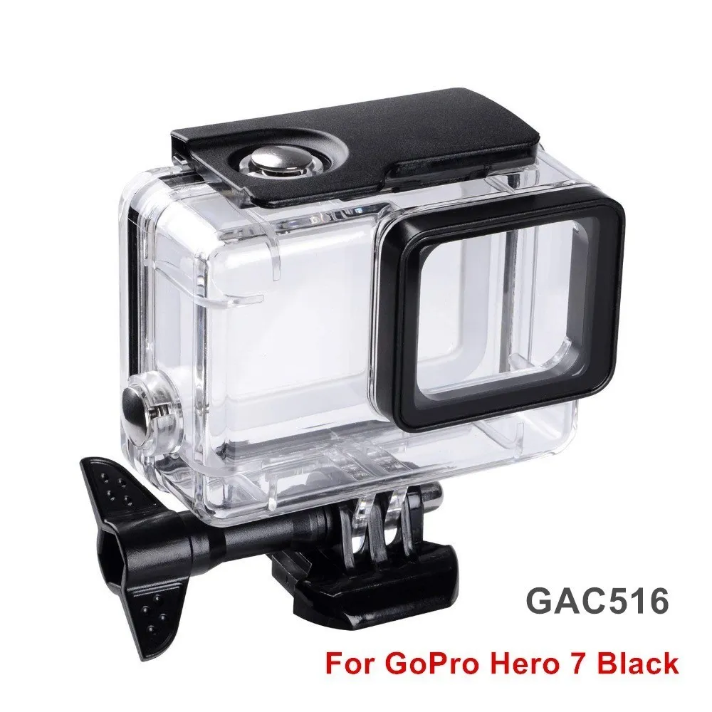 Glorystar 45m Gopro Hero 7 Black Silver White 카메라 보호 하우징 케이스 다이빙 액세서리 7982388을위한 수중 방수 케이스 7982388