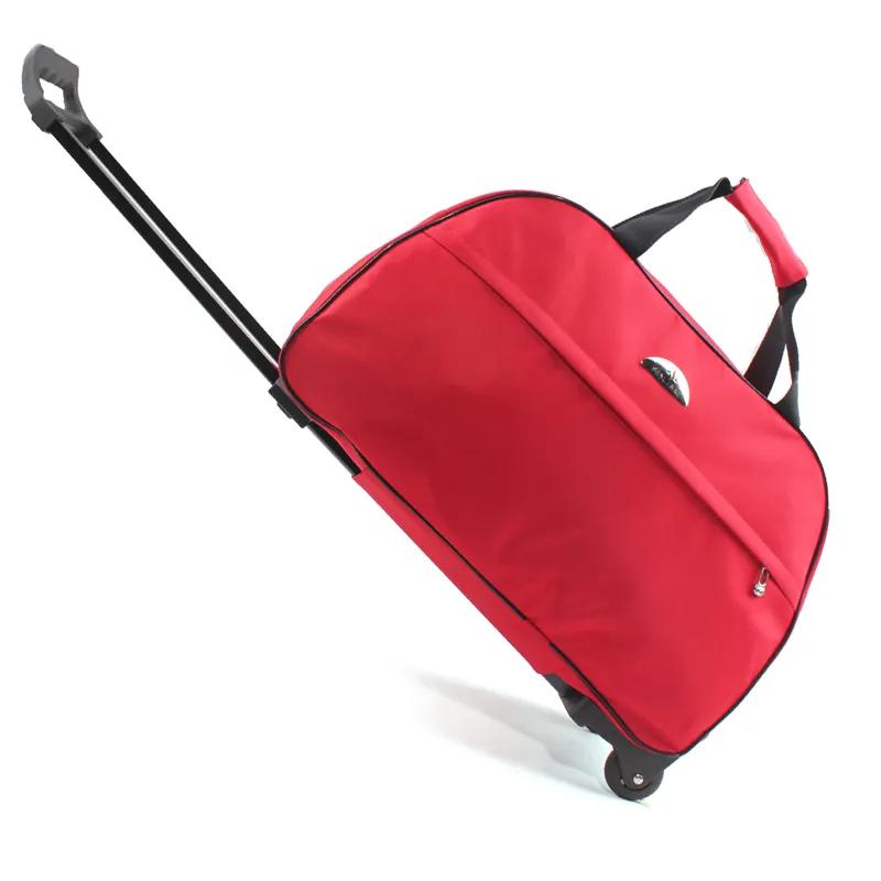 Borse borsel bagagli sacche da viaggio tratteggiatore vaga valigie rotolanti donne uomini con ruota trasporto su1238v