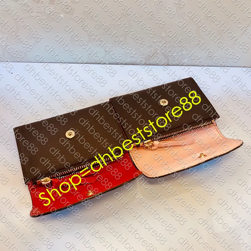 M62361 ROSALIE COIN PURSE Mini portefeuille Designer femmes de luxe zippé clé carte porte-monnaie pochette organisateur étui Mini Pochette 225N