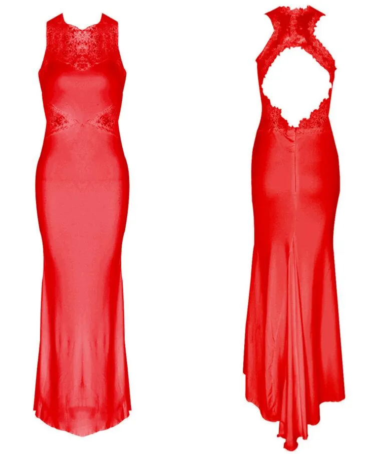 Kvinnakvällsklänning maxi klänning kvinnor ihåliga ut sexiga ärmlösa festklänningar avslappnad klänning vestido de festa drops248y