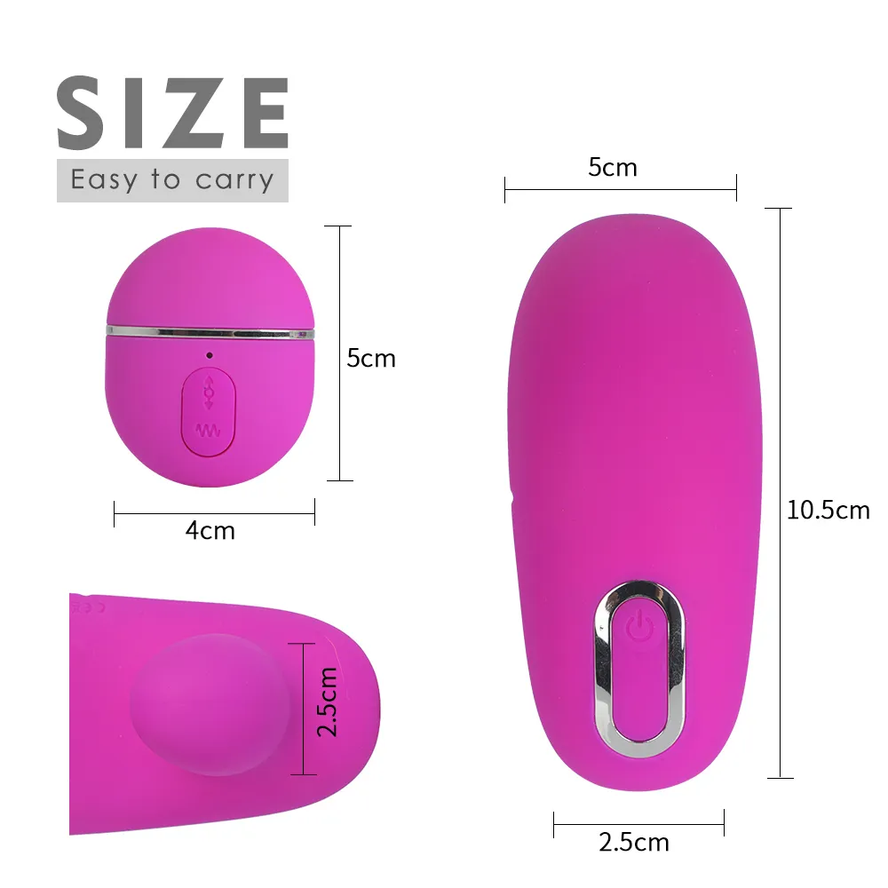 Stimulator clitoral portable invisible vibratrice de culotte calme et télécommande sans fil vibrant les sextoys d'oeufs pour femmes masturbateurs y9895042