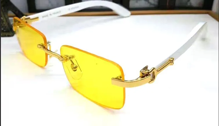 Gafas de sol para hombre y mujer, nuevas gafas de sol polarizadas deportivas de moda, montura dorada y plateada, lentes cuadradas retro vienen con box2670
