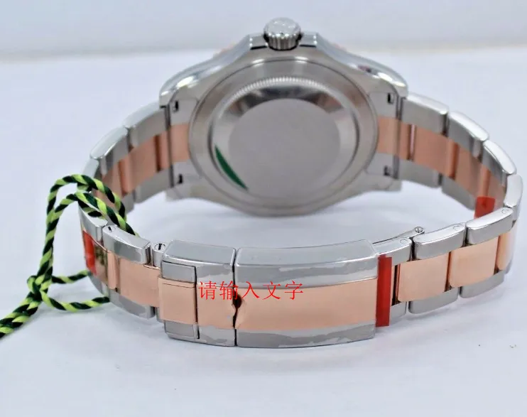 Mens Designer Watches Automatic Watch Men Rose Gold Watch Stainless steel Bracelet Men's Yacht 116621 40mm Sport Wrist Wristw213s