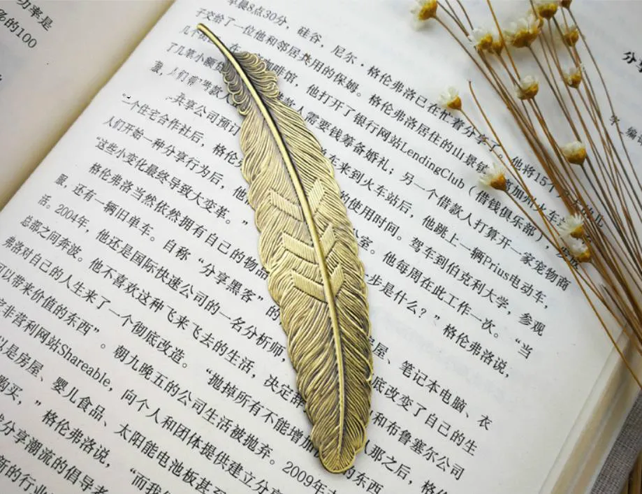 DIY Cute Kawaii Black Butterfly Feather Metal Bookmark for Book Paper Creative Items Lovely Korean Stationery Gift DLH422