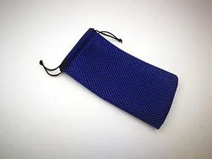 防塵メガネケース柔らかい防水格子縞の布メッシュサングラスバッググラスポーチロット300g