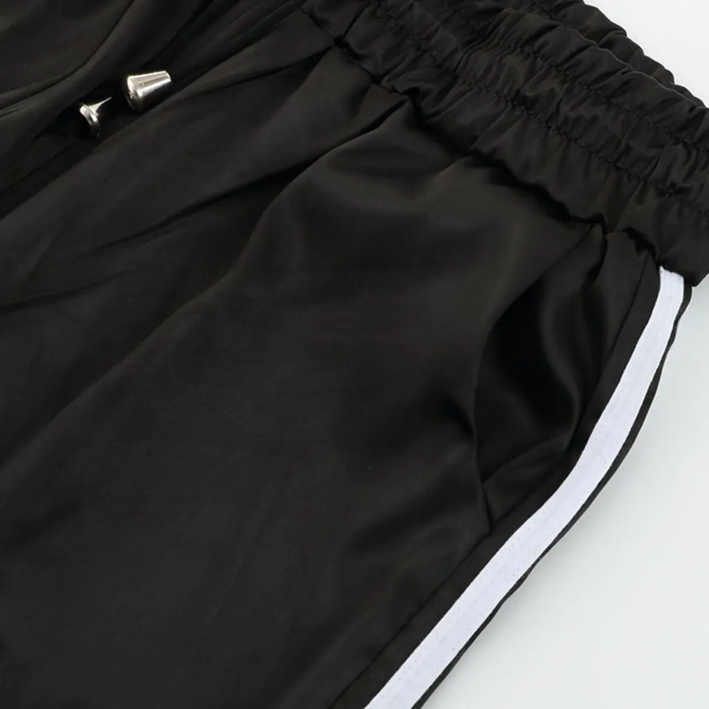 أزياء للسراويل مخطط الرياضة عارضة البضائع السراويل النساء pantalon فام C19041102