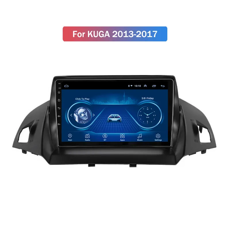 9-calowy system Android 10 DVD DVD Multimedia GPS System nawigacji dla Forda Kuga 2013-2017