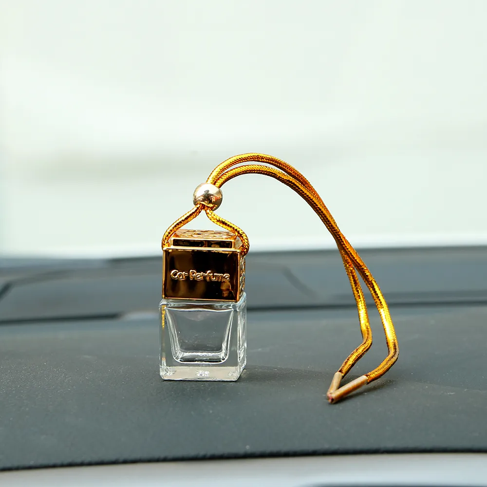 Bouteille en verre vide, parfum suspendu pour voiture, ornement de rétroviseur, désodorisant pour huiles essentielles 4312521