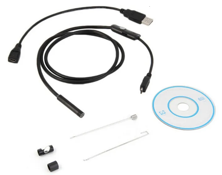 Sécurité d'endoscope de téléphone portable de 7mm Endoscope imperméable d'essai de conduit d'IP67 de haute définition de 5 mètres pour l'industrie