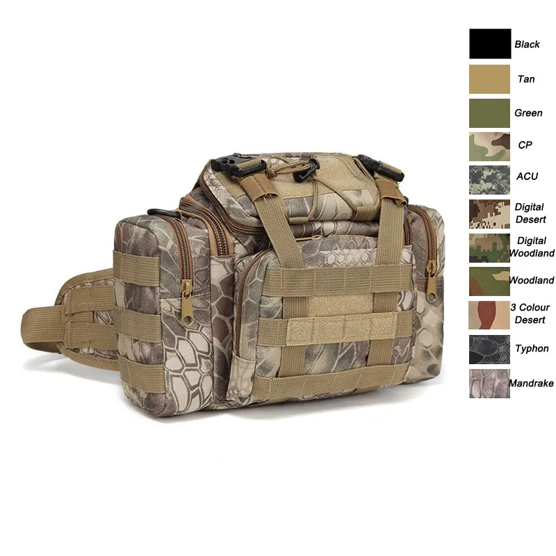 Oudoor Sports Tactical Molle Camera Camera Pack Pack Rucksack Ralsack Assault Combat Camouflage Wersipack No11-214