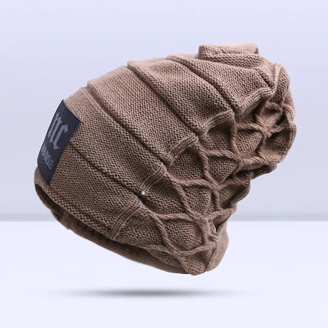 2019 Skullies élégants Bons d'hiver Homme homme épais chaud chapeau d'hiver mâle chapeau épais bonnet capuchon d'hiver pour hommes toucas gorro297k