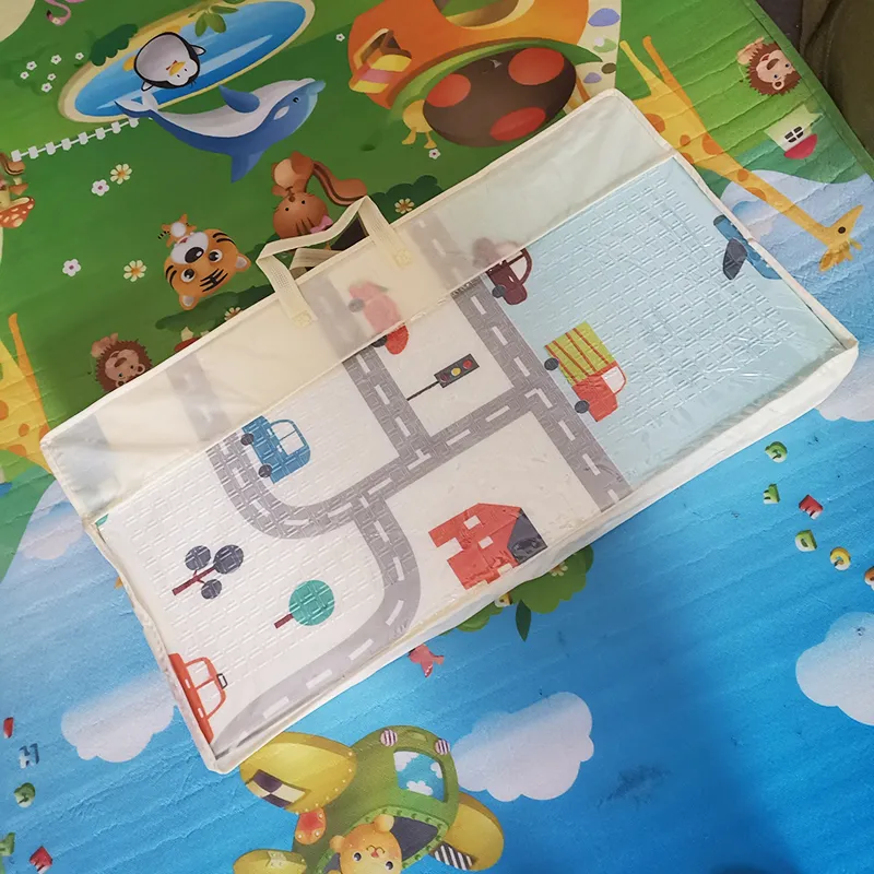 Playmat pliable xpe mousse rampante rampe bébé play play couverture couverture chague pour enfants jouets éducatifs.