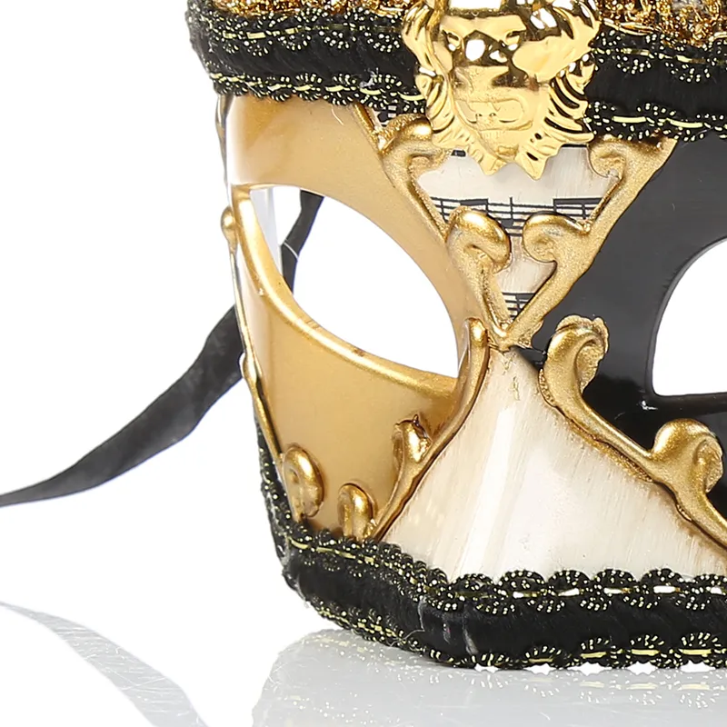 Męskie Venetian błazna maska ​​maskarada Ręcznie malowana Joker Wall Dekoracyjna kolekcja sztuki wielkanocnej Dekoracja Dekoracja 3 Kolor Select980311460860