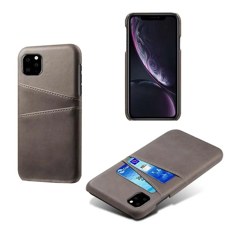 Restore Wallet Phone case Calf pattern PU Leather Skin Back Cover With Card Slots For iphone 11 Pro Max XR xs