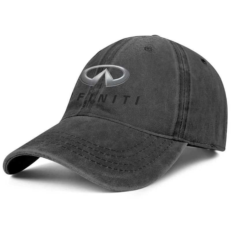 Infinitiロゴシンボルエンブレムユニセックスファッション野球キャップボールクールな調整可能帽子かわいいデニムロゴ5148932