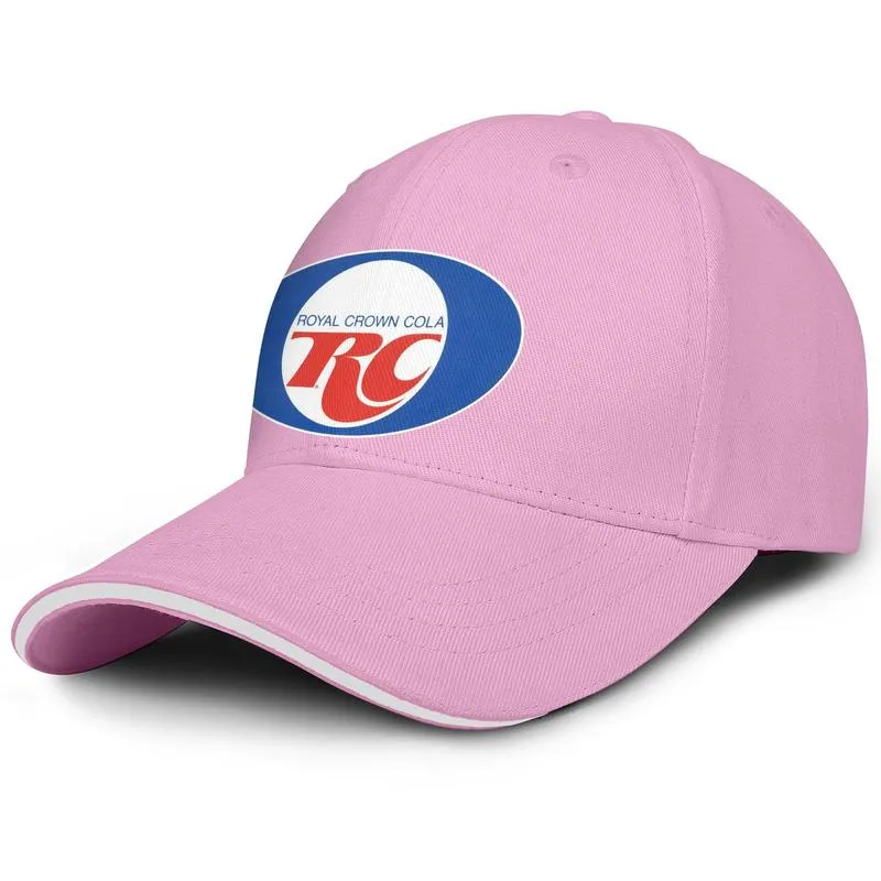 Unisex RC Cola Logo Moda Cappello da baseball Sandwich Personalizzato Carino autista di camion Cap Royal Crown Drink Bandiera americana Loghi Marmo bianco5751866